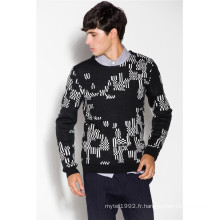 Warm Wool Blend Rond Neck Knit Men Tricots